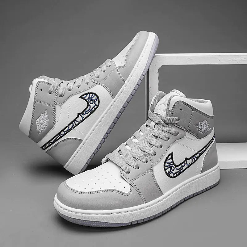 Sneakhype Phantom Grey High-Top Sneakers – Premium Urban Streetwear Edition