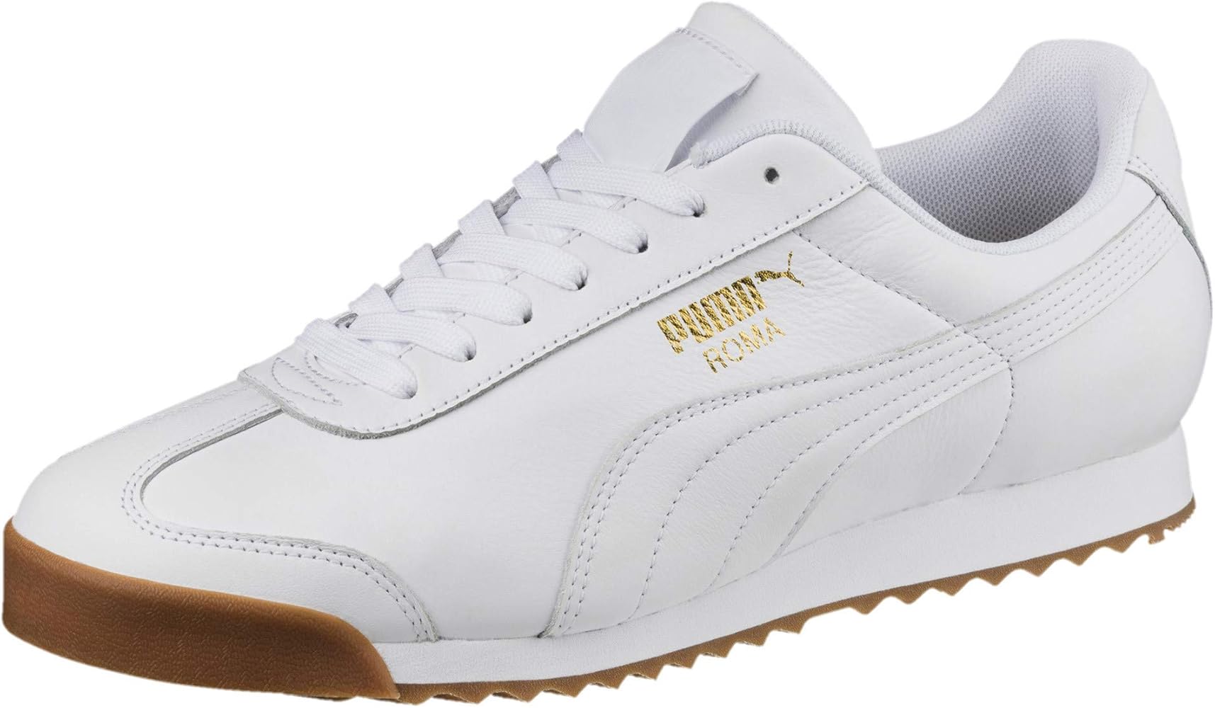 Puma Roma Classic White Gold Premium Sneakers