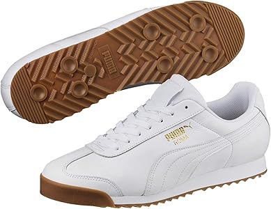 Puma Roma Classic White Gold Premium Sneakers