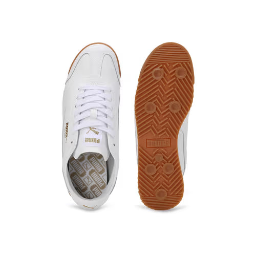 Puma Roma Classic White Gold Premium Sneakers