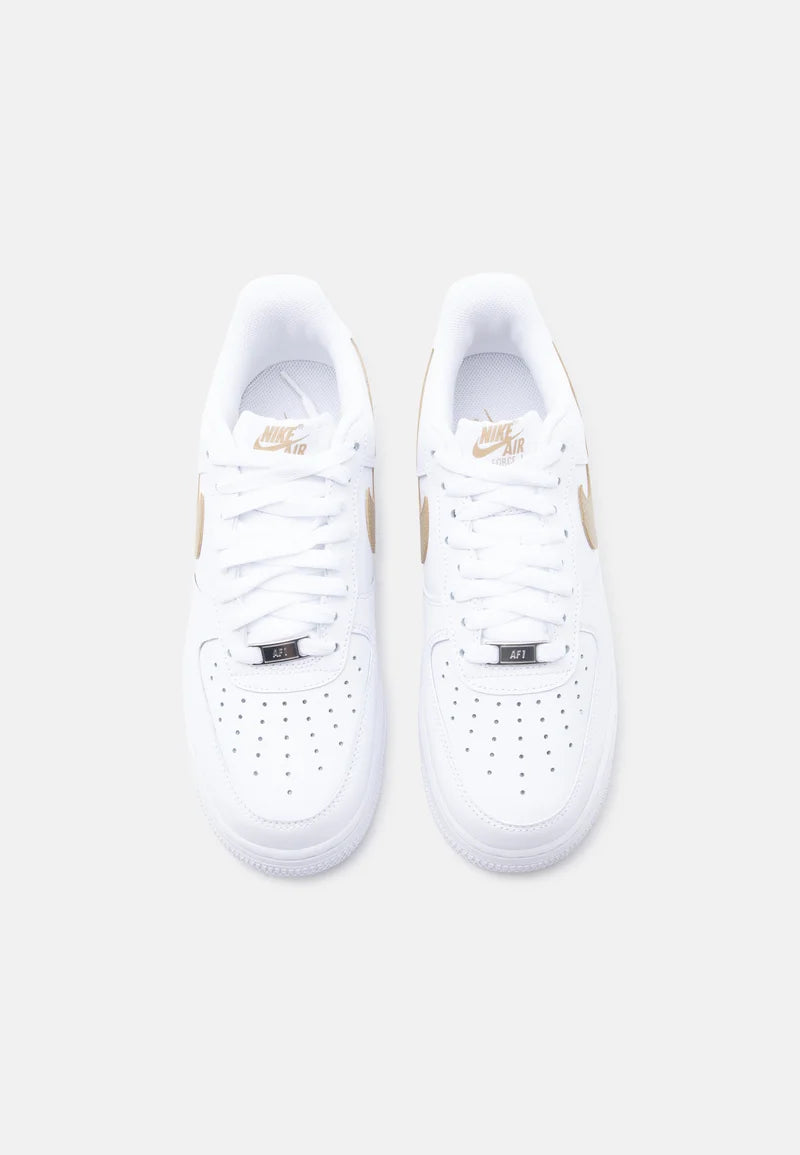 Nike Air Force 1 Low White Beige Premium Street Sneakers