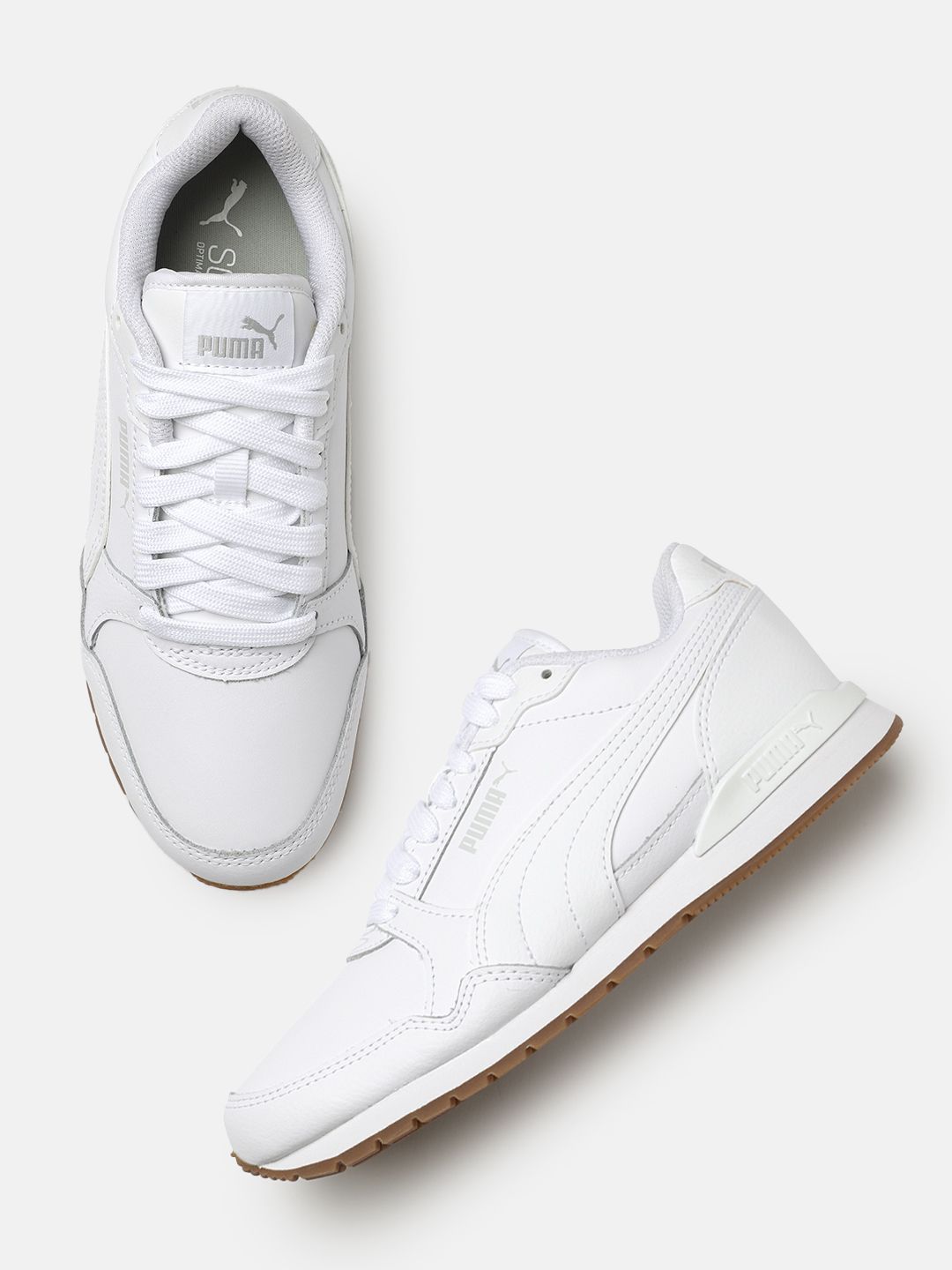Puma ST Runner v3 L Triple White Premium Sneakers