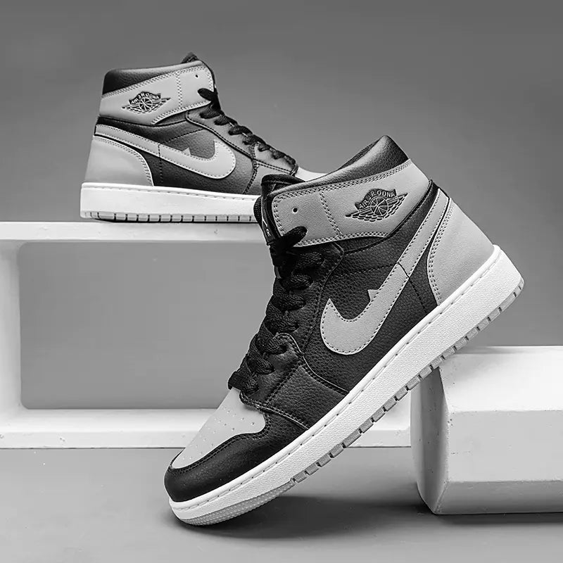 Sneakhype Phantom Grey High-Top Sneakers – Premium Urban Streetwear Edition