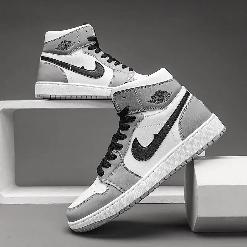 Sneakhype Phantom Grey High-Top Sneakers – Premium Urban Streetwear Edition