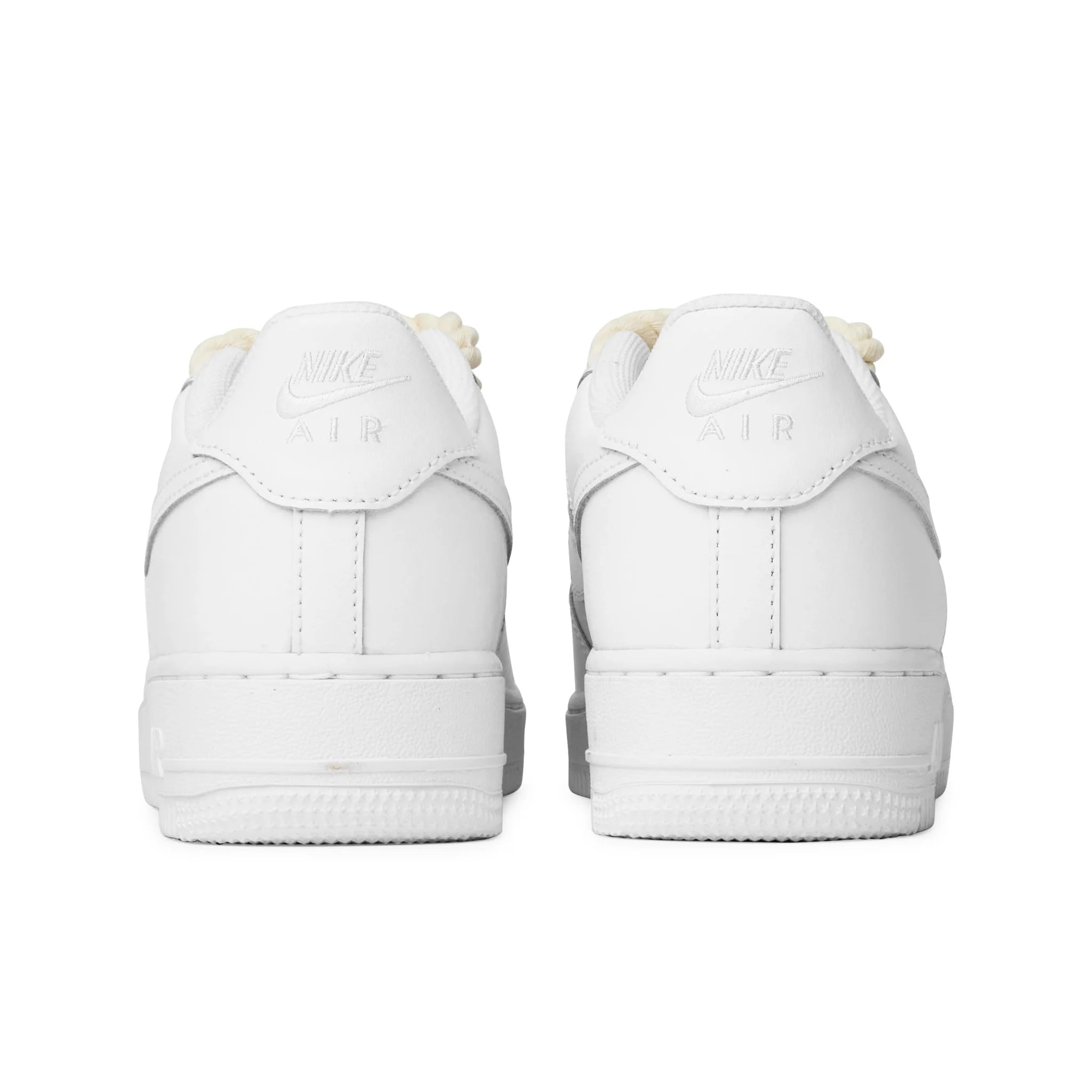 Nike Air Force 1 Low White Beige Premium Street Sneakers